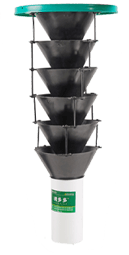 Multi-layer funnel trap